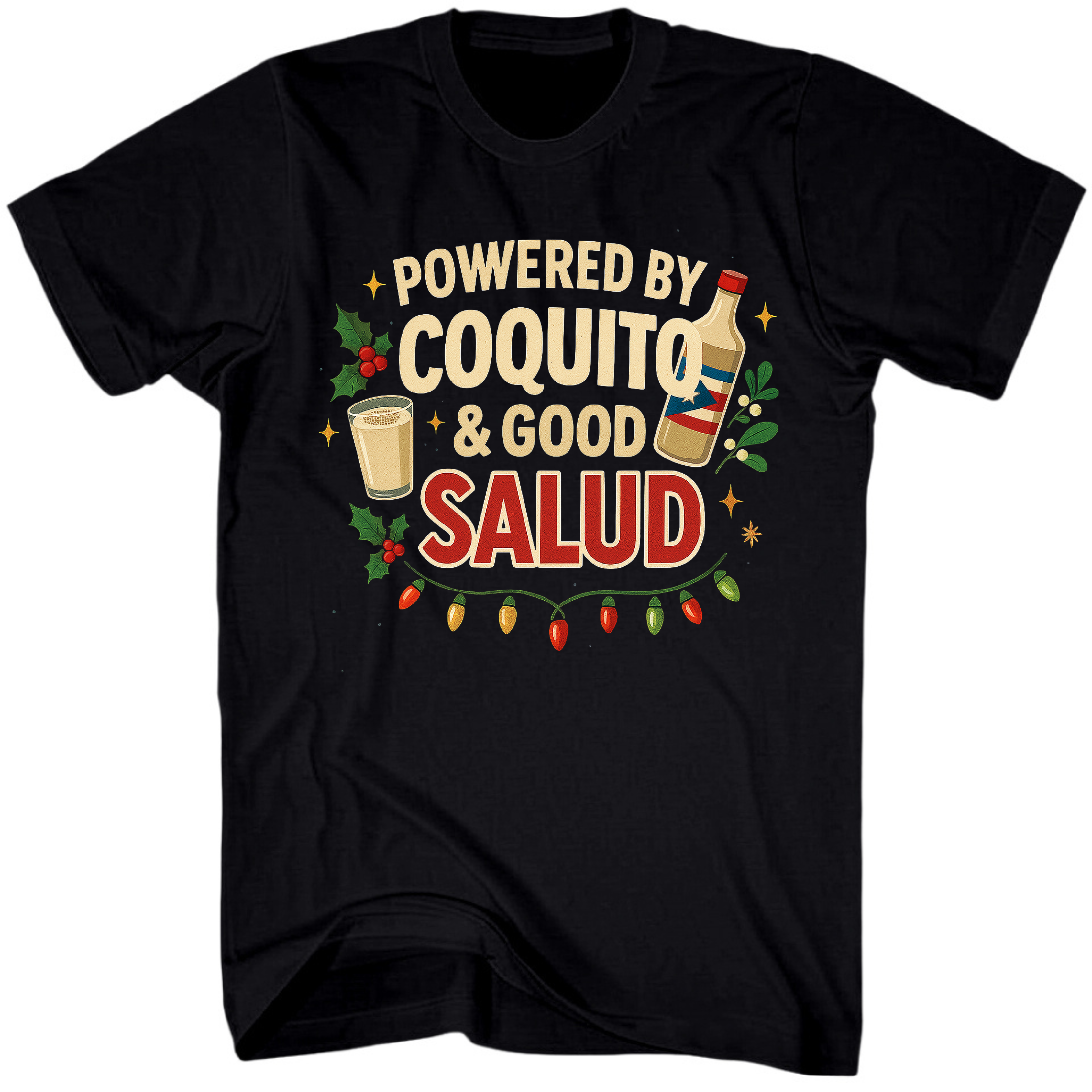 "Powered by Coquito and a good Salud"