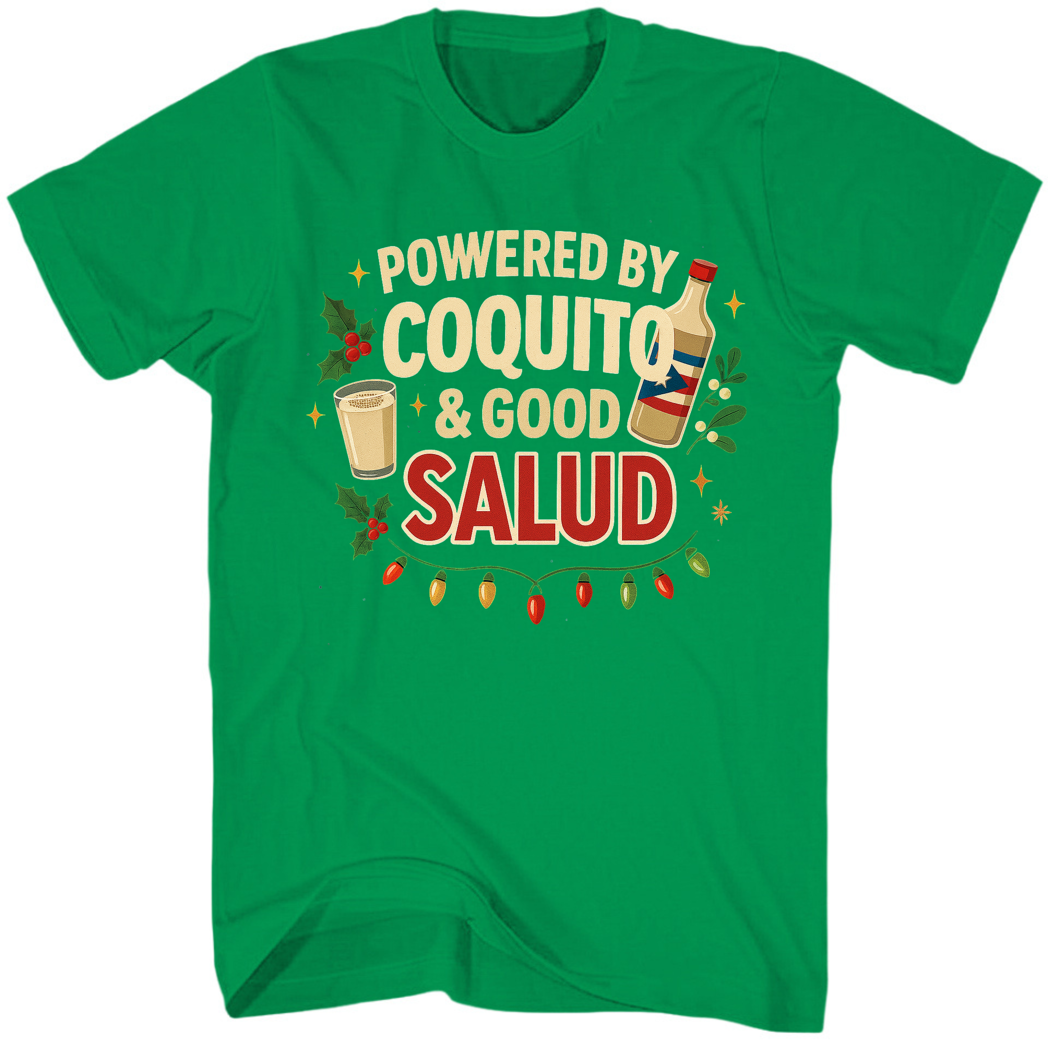 "Powered by Coquito and a good Salud"